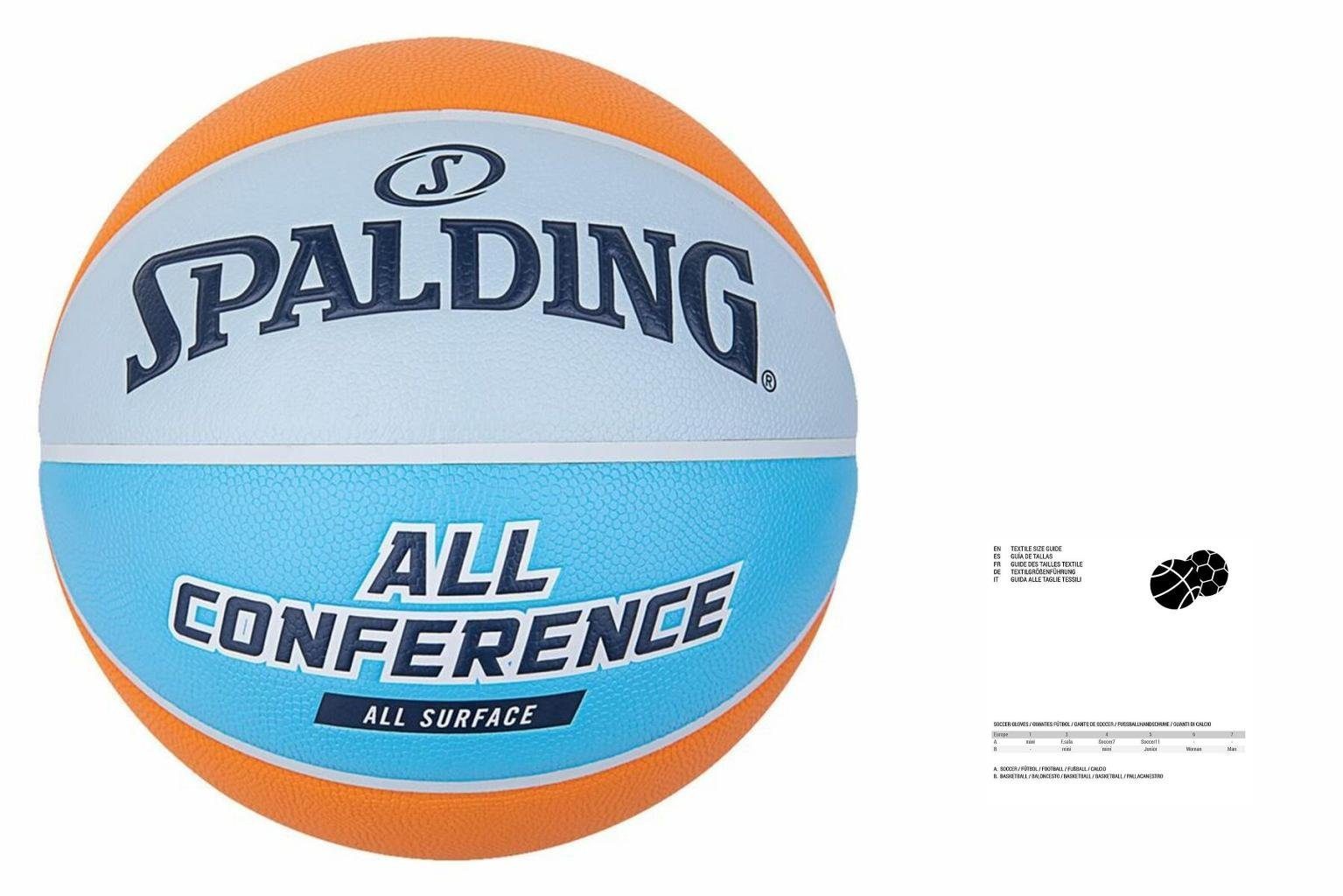 5 Spalding Spalding Basketball Conference Orange Basketball
