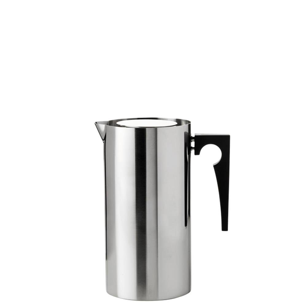Stelton Kaffeebereiter Arne Jacobsen, 1l Kaffeekanne, aus Edelstahl, Pressfilterkanne | French Press