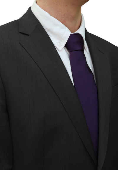Fabio Farini Krawatte einfarbige Herren Schlips - Unicolor Krawatte in 6cm oder 8cm Breite (Unifarben) Breit (8cm), Violett perfekt als Geschenk