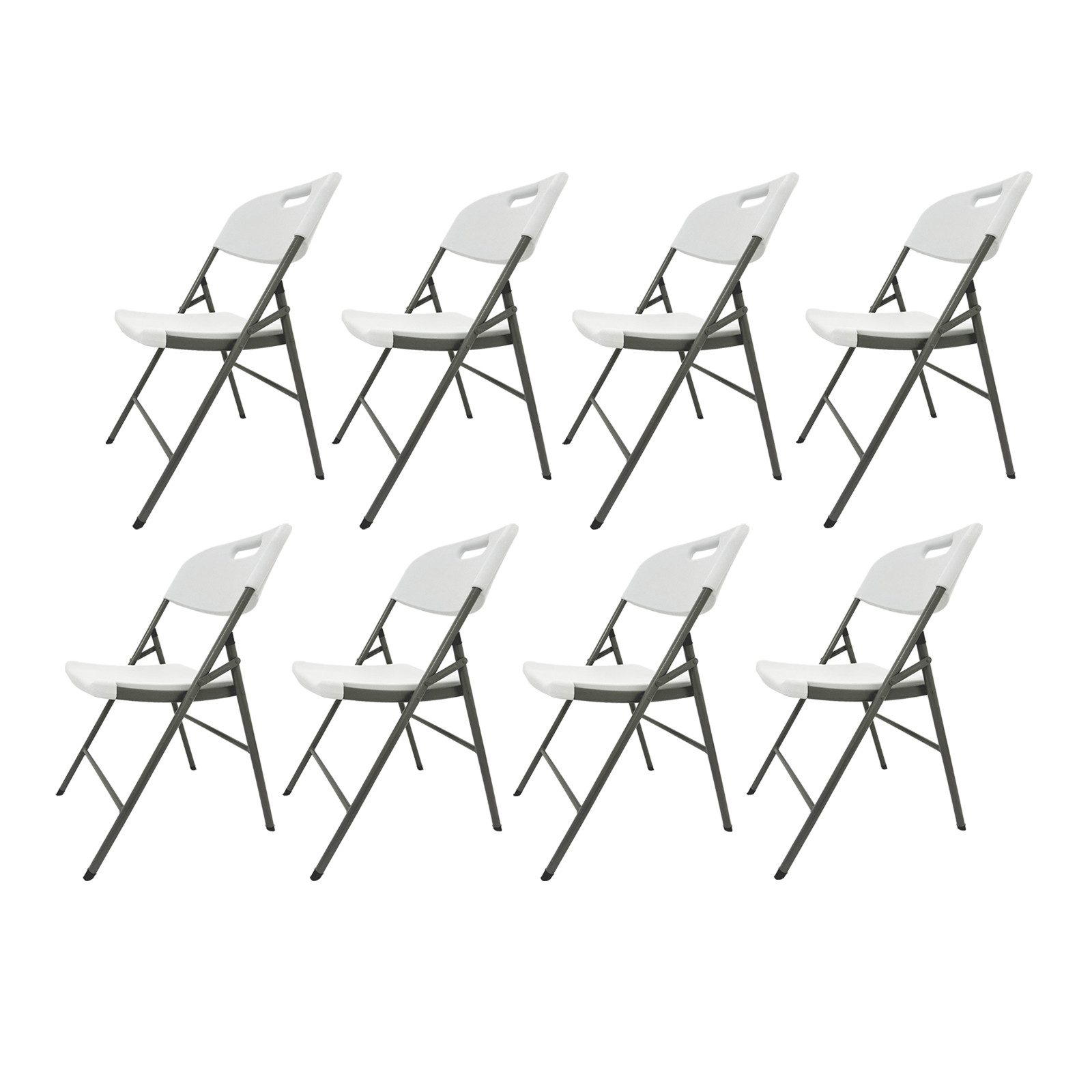 HTI-Living Klappstuhl Klappstuhl 8 Stück Weiß (Set, 8 St), Küchenstuhl Campingstuhl Bestuhlung Events