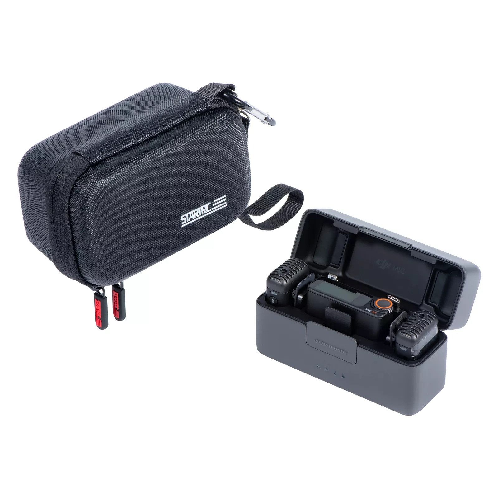 Kameratasche Koffer für DJI MIC 2 Waterproof Case mit Schultergurt Wasserdicht