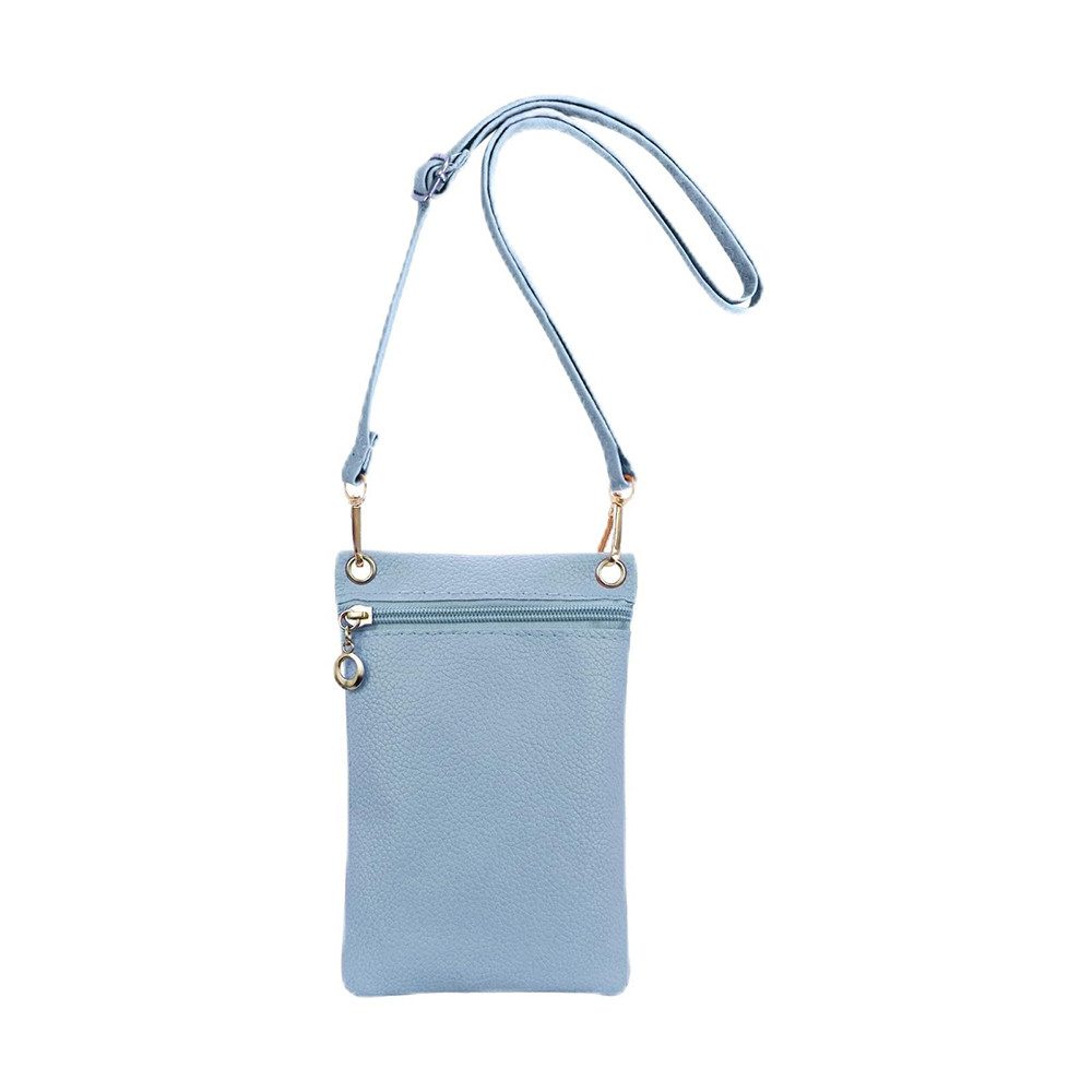 Zaewry Umhängetasche Handytasche mit abnehmbaren Umhängeriemen,Handytasche, für Einkaufen, Dating und Spaziergänge,Münztasche, Kreditkartenetui