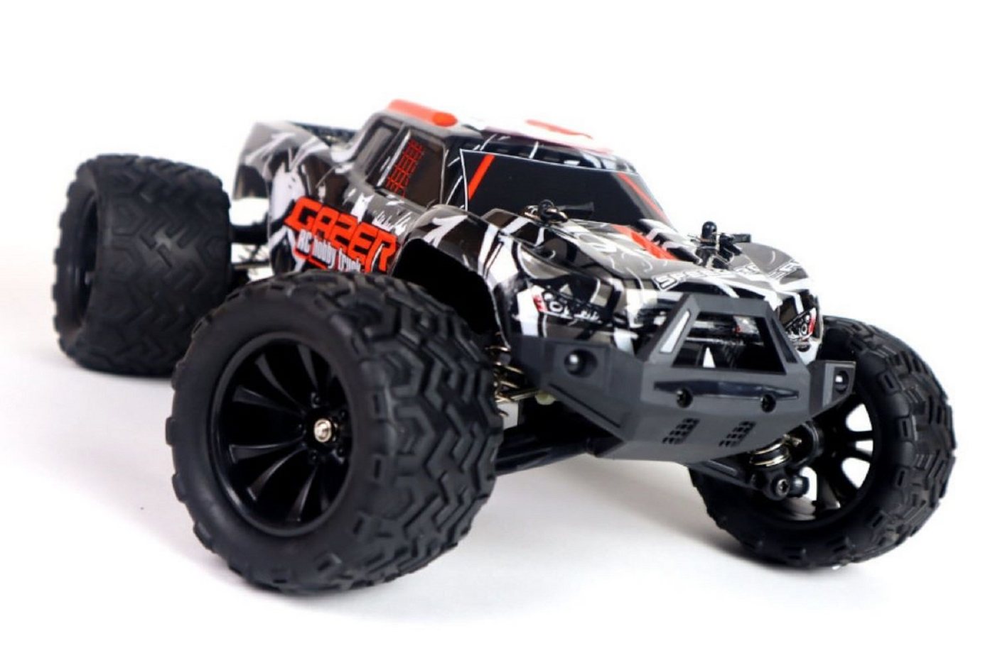 Thumbnail - ES-Toys RC-Truck RC Elektro Monster Truck, Gaser 900 1:14, bis 40 km/h schnell, Allrad