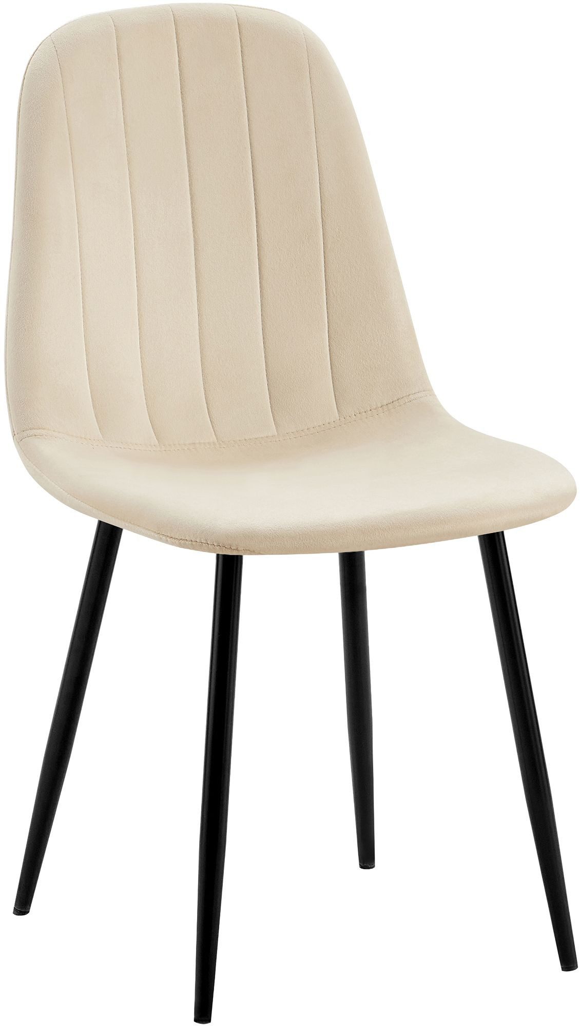 furnicato Esszimmerstuhl Baxter 88x45x54 cm creme (1 St)