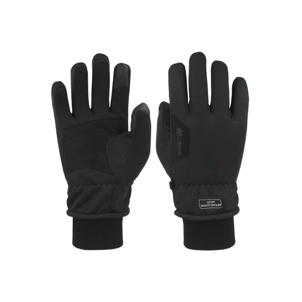 Kinetixx Lederhandschuhe Winddichter Winterhandschuh Marati für Damen und Herren, KinetiXx (mit GORE® WINDSTOPPER® Material) Anatomische Passform, Kälteschutz, Winddicht, Touchscreen kompatibel