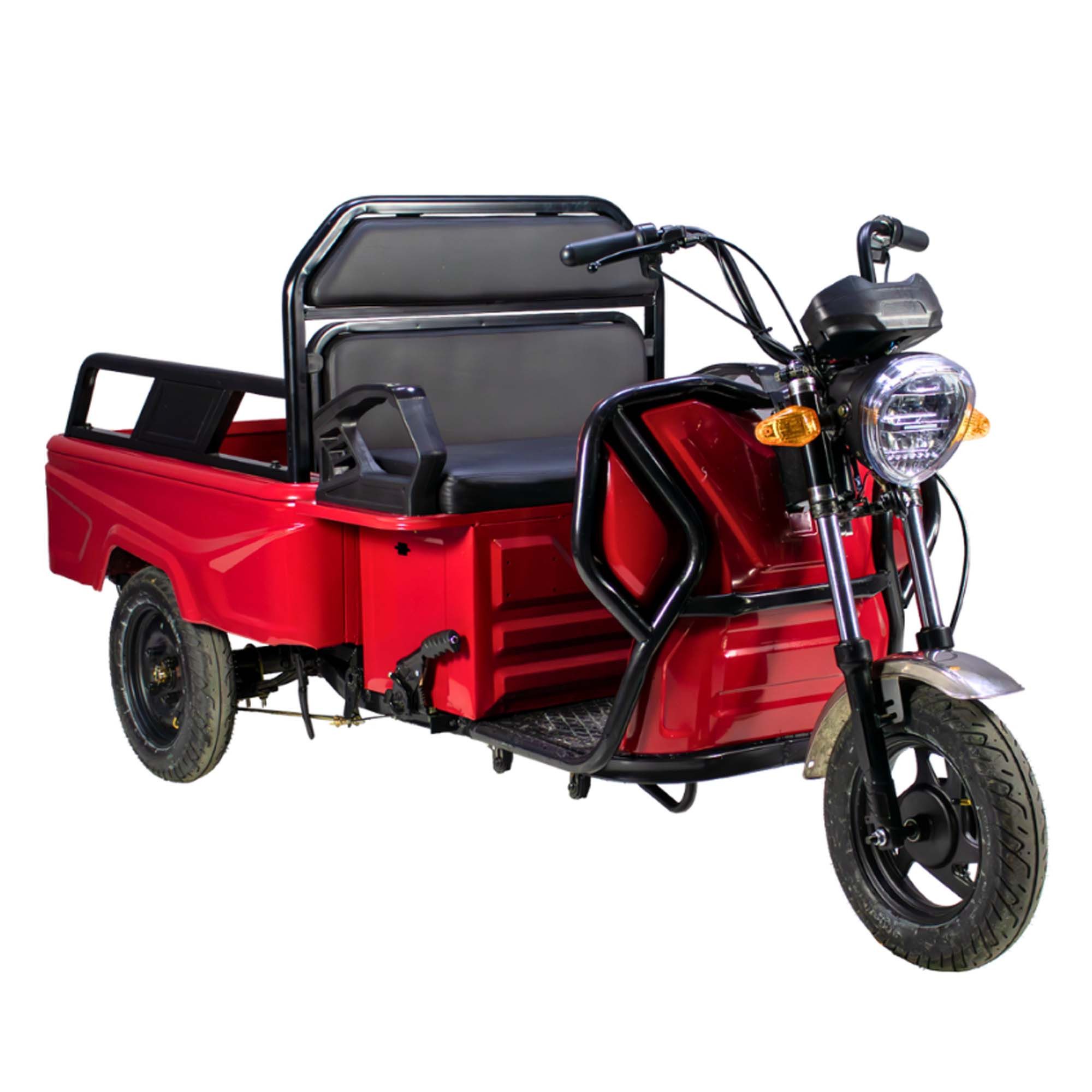 Volta E-Motorroller Volta APT4 Kompakt Lasten-Dreirad Elektro Lastenrad klappbare Pritsche, 1000 W, 25 km/h, Reichweite ca. 40km, Zuladung 215kg, L2e-P mit COC Silber, Rot, Weiß