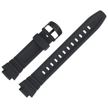 CASIO Uhrenarmband 14mm Kunststoff Schwarz AQ-180