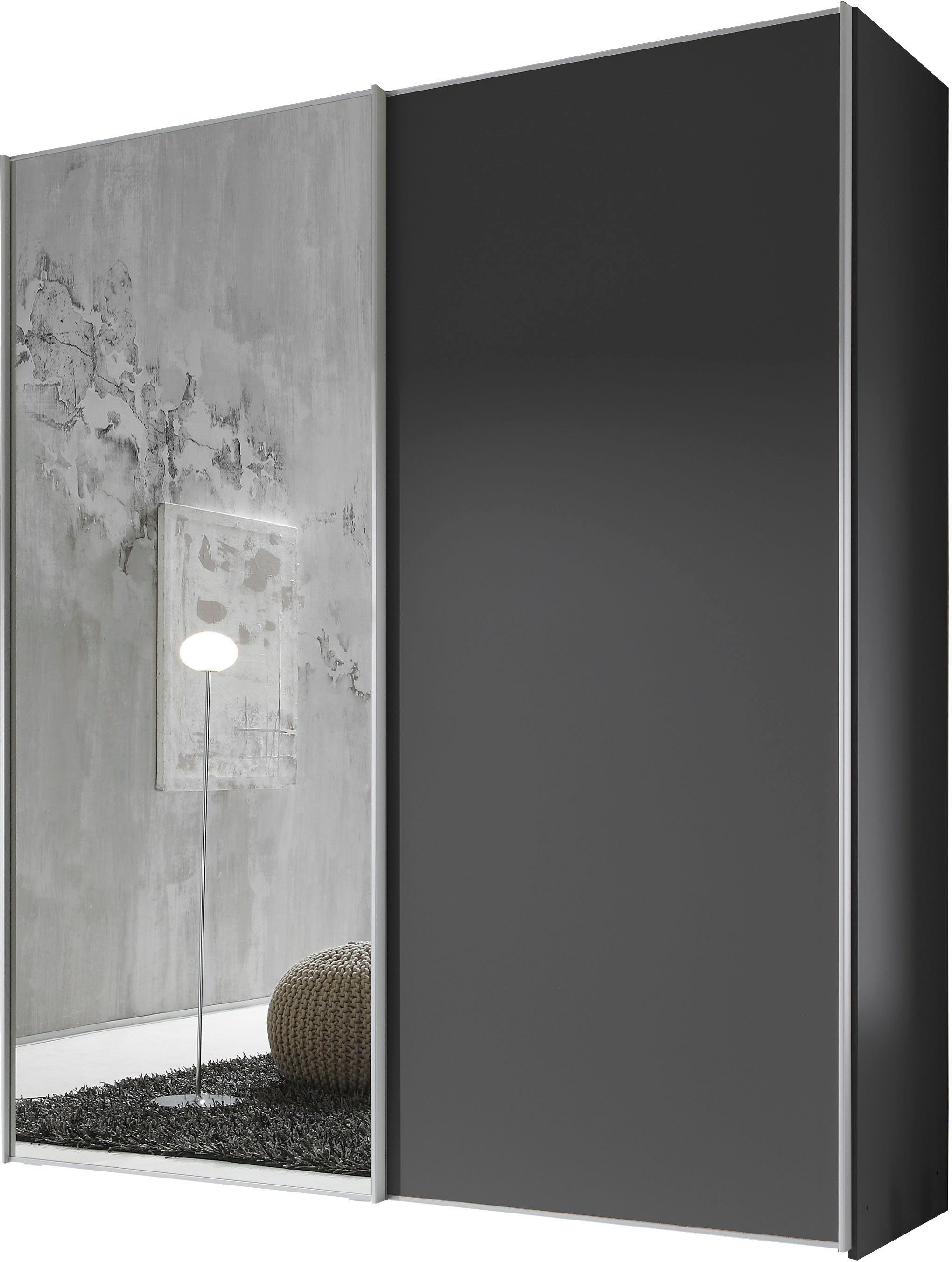 STAUD Schwebetürenschrank Sinfonie Plus, edles Design in hochwertiger Qualität, Made in Germany Mit Spiegeltüre und vier verschiedenen Ausstattungsvarianten