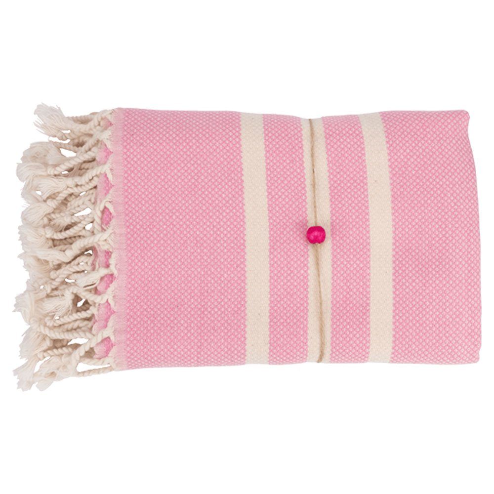 QIRAS Hamamtuch Madame Asya Pestemal Rosa Baumwolle Baumwolle saugfähig & 165x90cm, vielseitig 100% (1-St), - 100% Badetuch Leicht, Hamamtuch Parks Poncho Saunatuch und einsetzbar