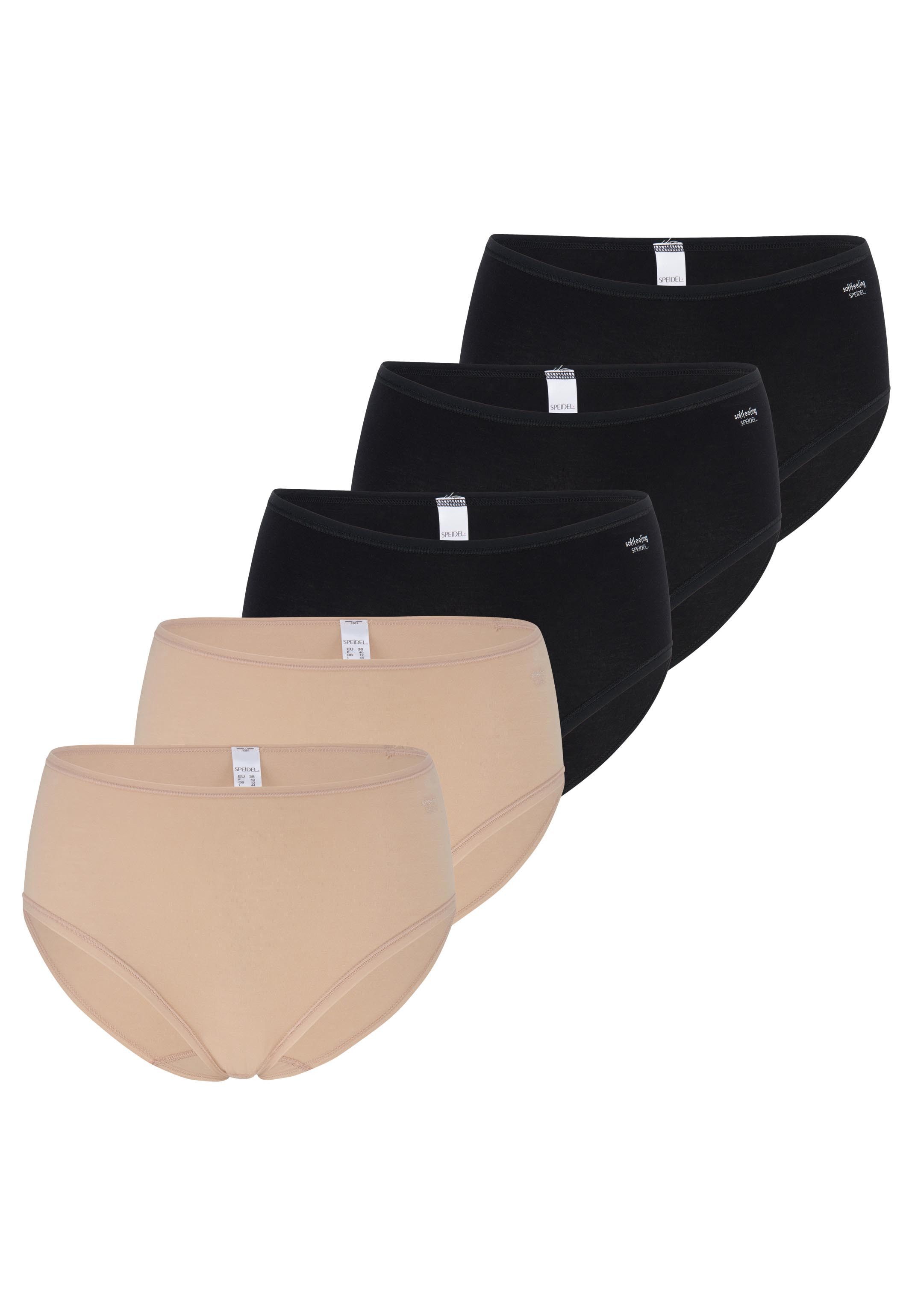 Speidel Maxislip 5er-Pack Softfeeling (Spar-Set, 5-St) Maxi Slip - Baumwolle - Atmungsaktiv
