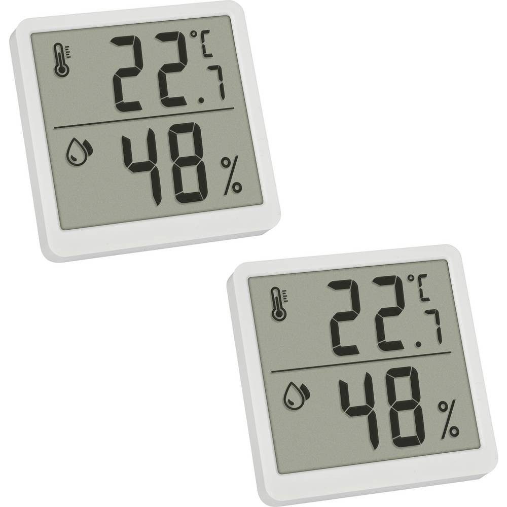 TFA Dostmann Thermo-Hygrometer 2er Set 30.5059.02.02 Wetterstation