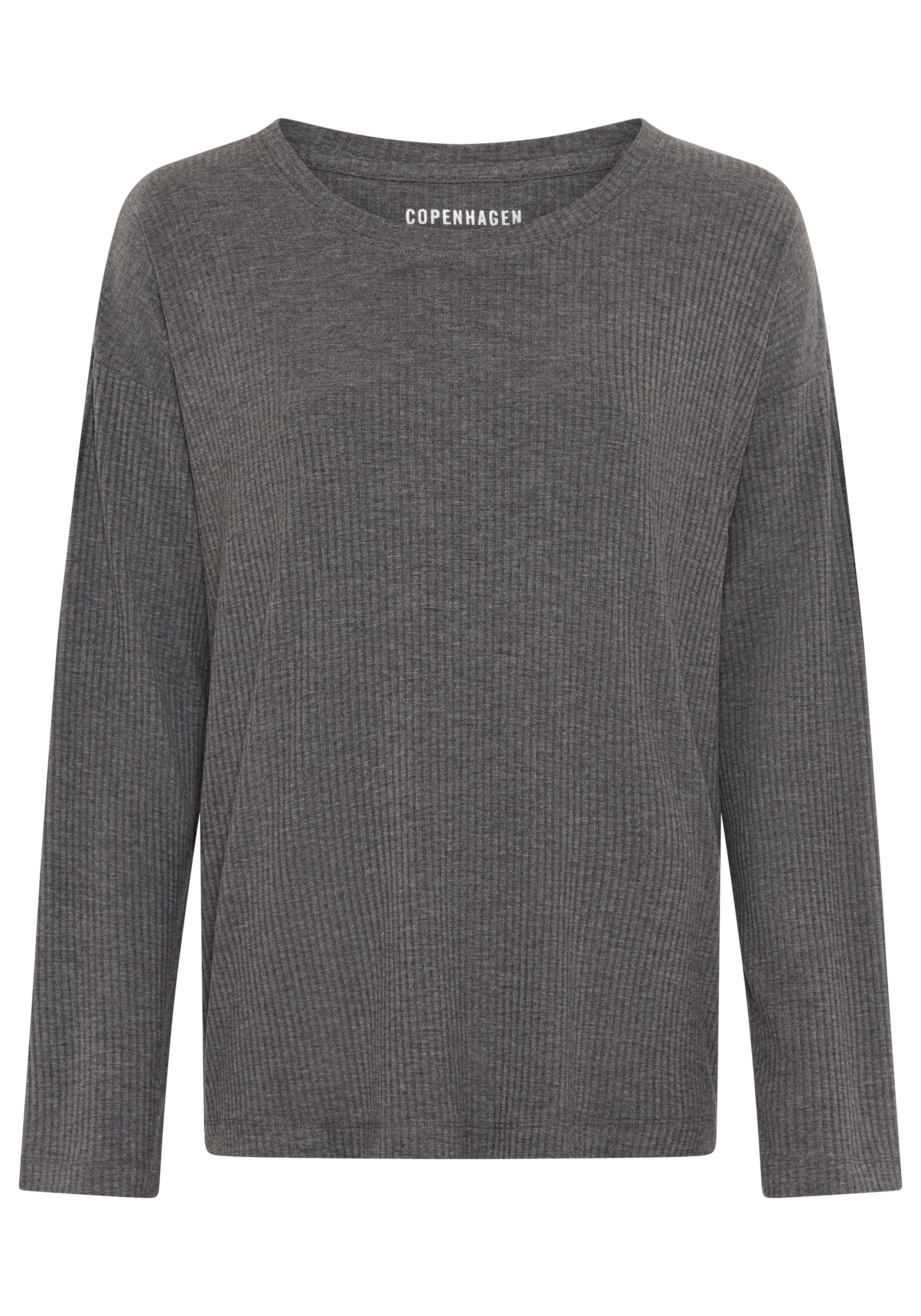 Copenhagen Studios Pyjamaoberteil aus hochwertiger Rippqualität
