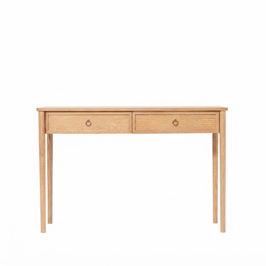Woodek Design Konsolentisch Konsolentisch ROSE aus Eiche – Natur (Einzelartikel)
