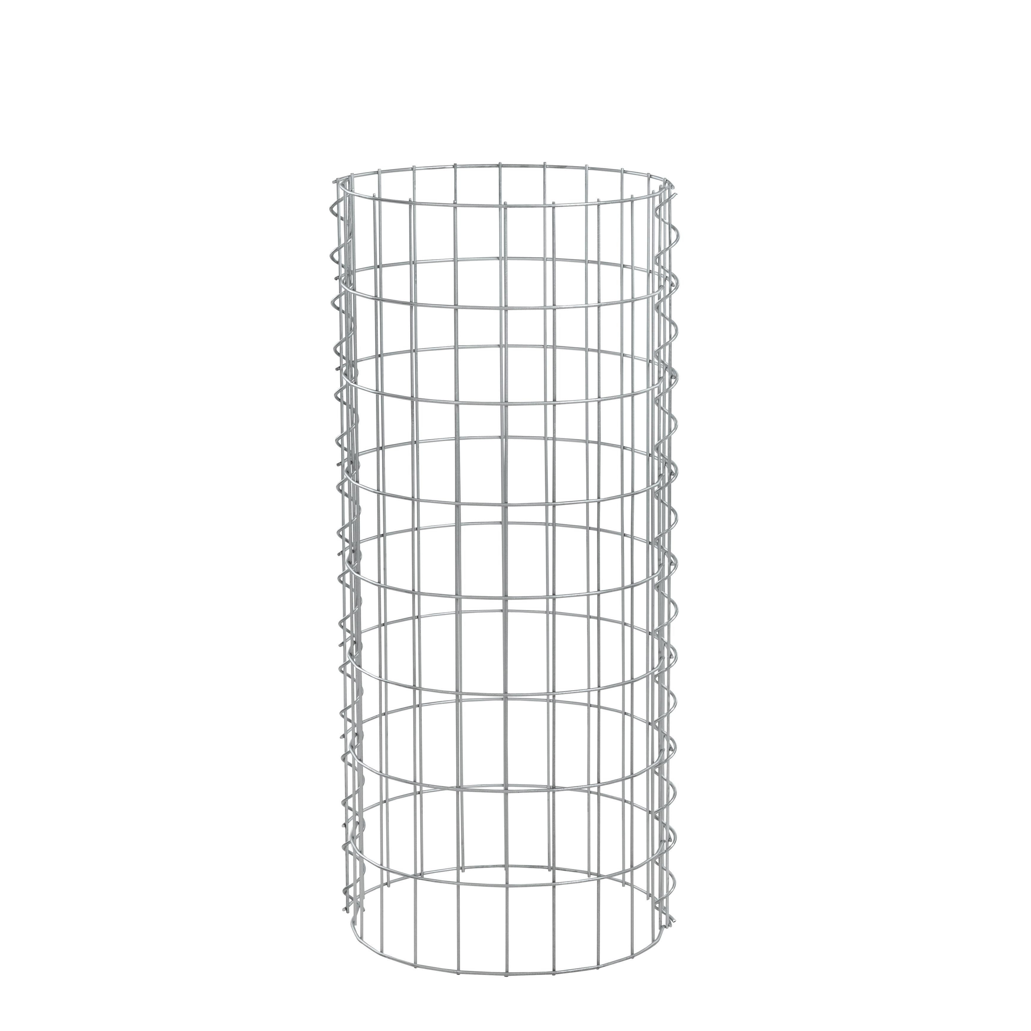 ESTEXO Gabionenzaun Gabione Steingabionen Steinkorb Höhe 80 cm Drahtkorb Gabionensäule r