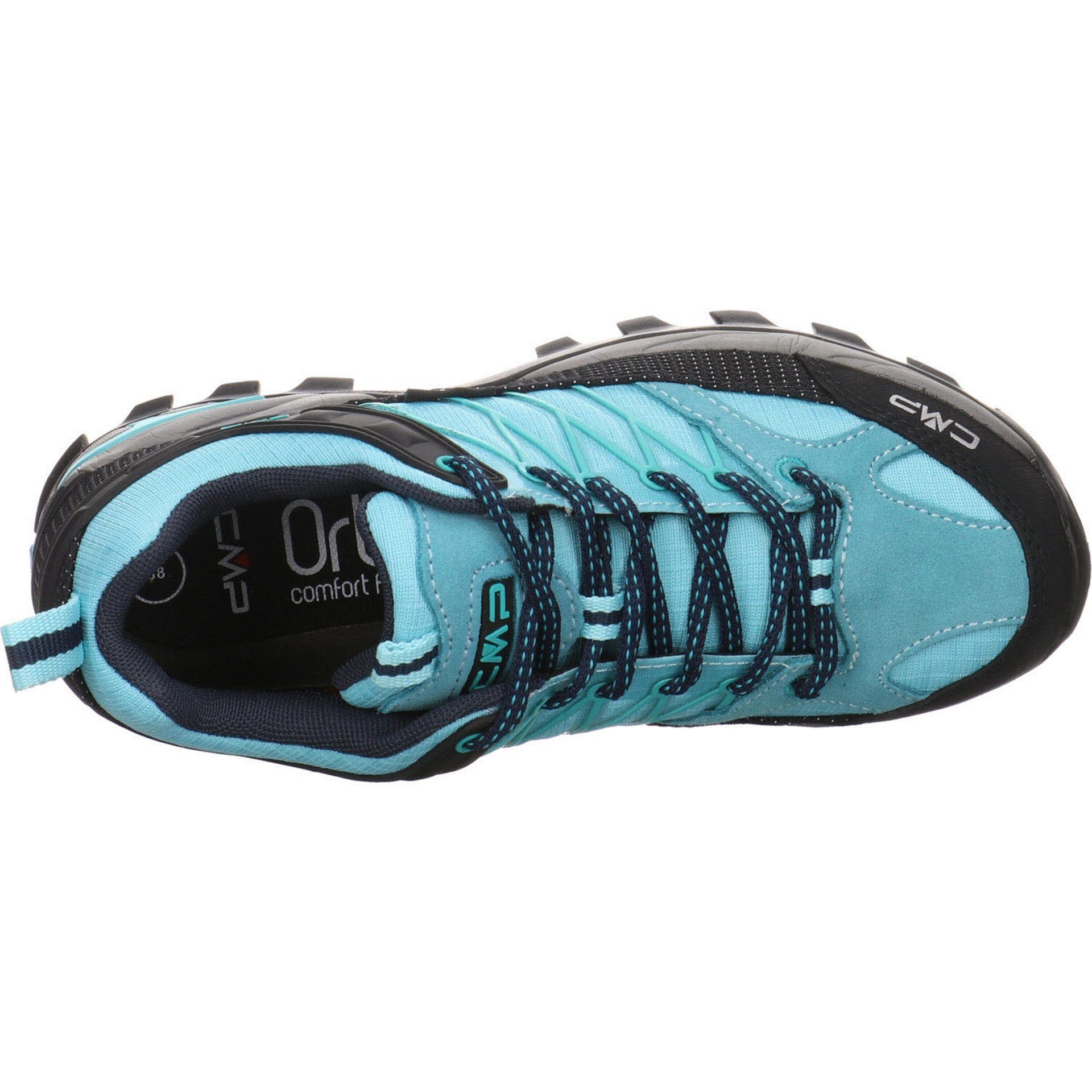 Outdoorschuh Outdoor kombiniert Rigel Damen Outdoorschuh blau mit Schuhe Synthetikkombination CMP Low