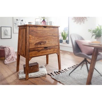 Lomadox Sideboard, Kommode Massivholz beidseitig aufklappbar, B/H/T ca. 90/107/56cm