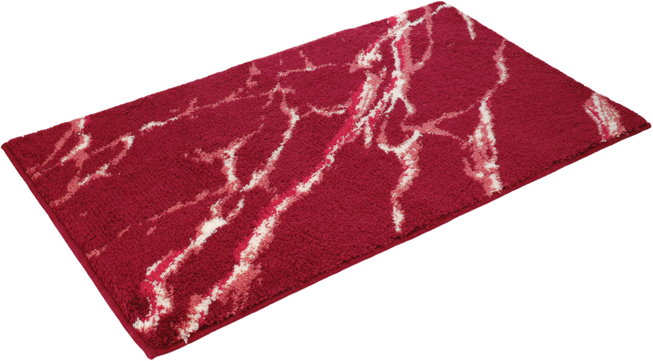 Vossen Badematte »Marble«, Höhe 16 mm, fußbodenheizungsgeeignet, Polyacryl, rechteckig
