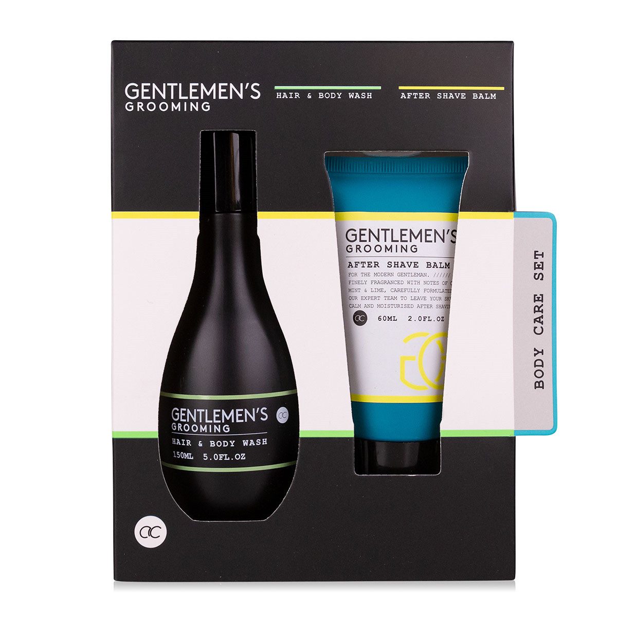 ACCENTRA Hautreinigungs-Set 6054620, 2-tlg., Geschenkset für Männer Cool Mint & Lime 210 ml