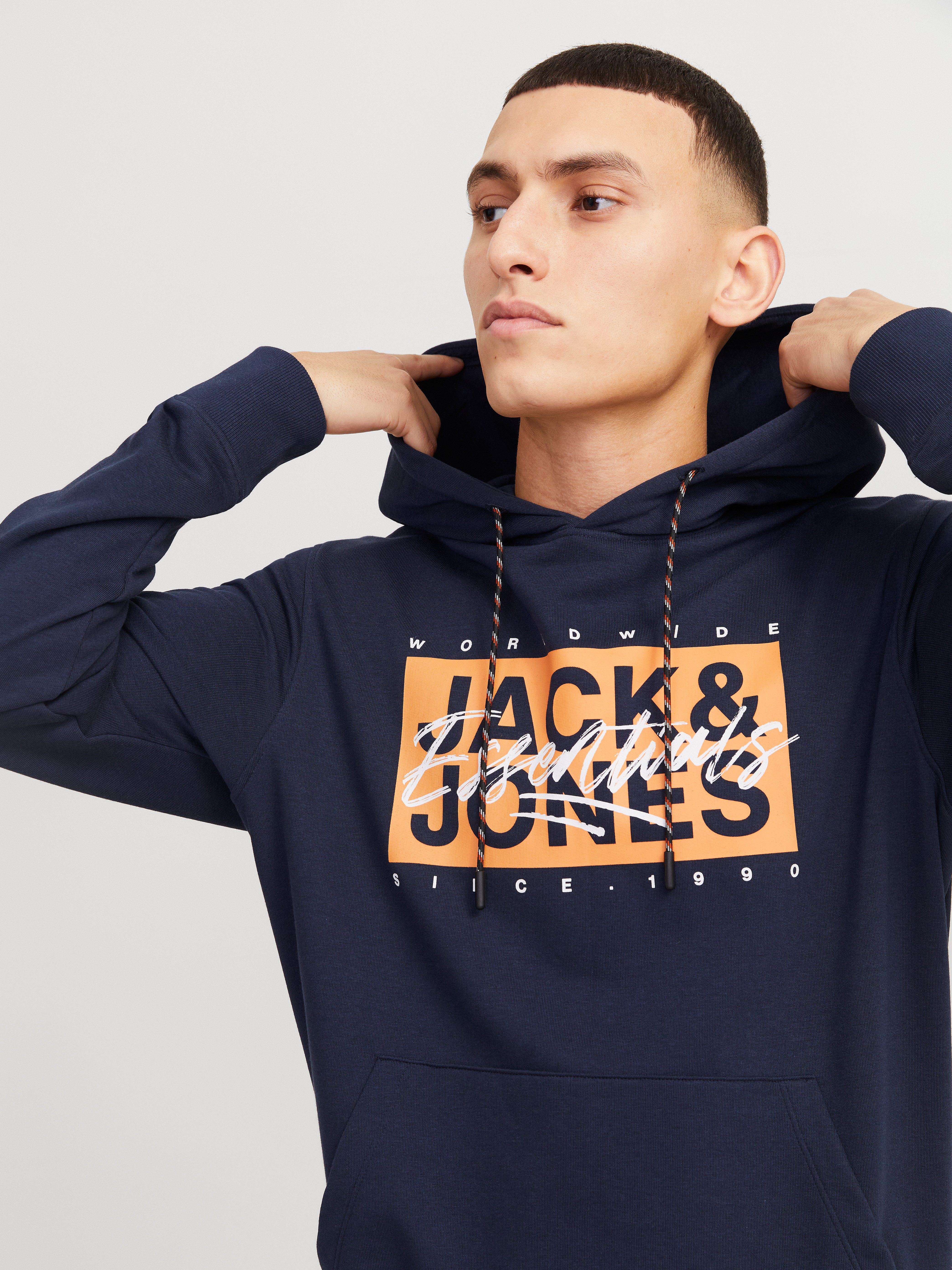 Jack & Jones Kapuzensweatshirt JJCOLTON – Sweater mit Print, Regular Fit un günstig online kaufen