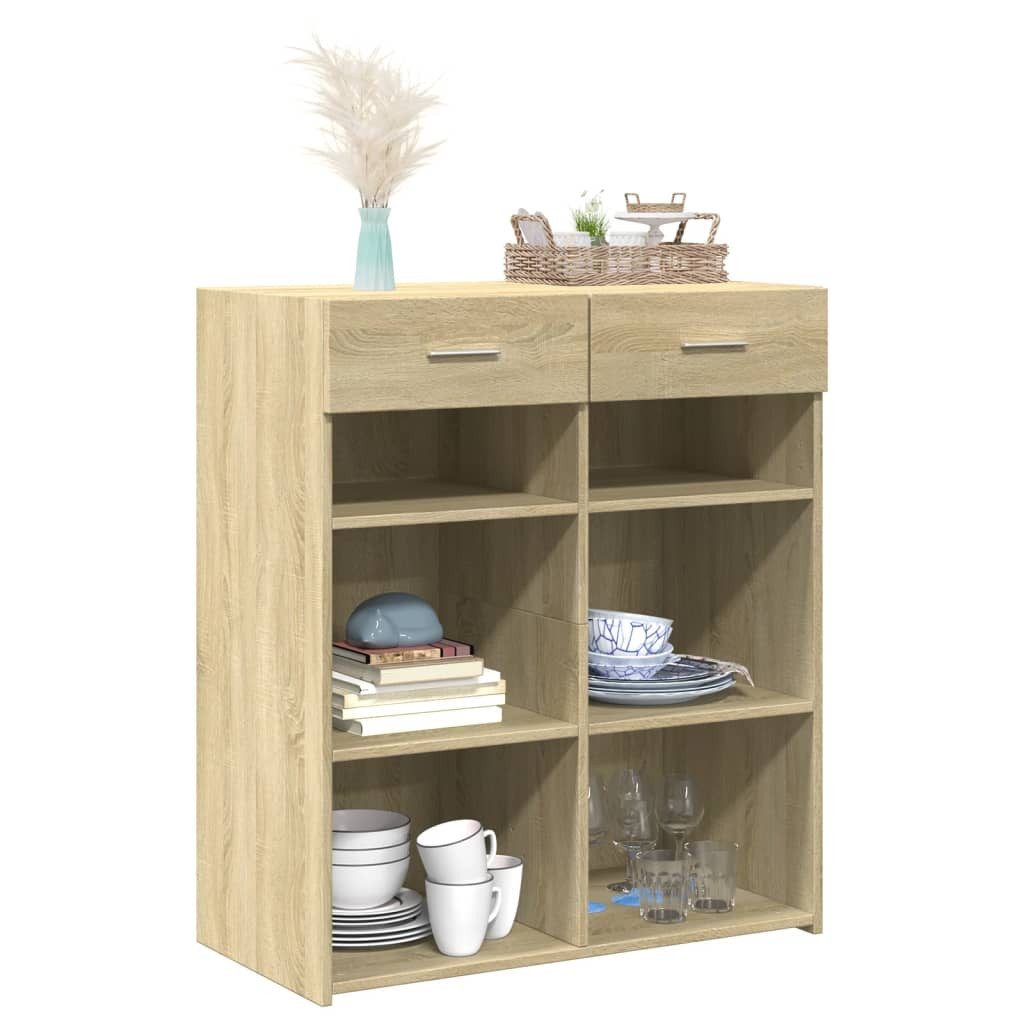 vidaXL Sideboard Sideboard Sonoma-Eiche 80x42,5x93 cm günstig online kaufen