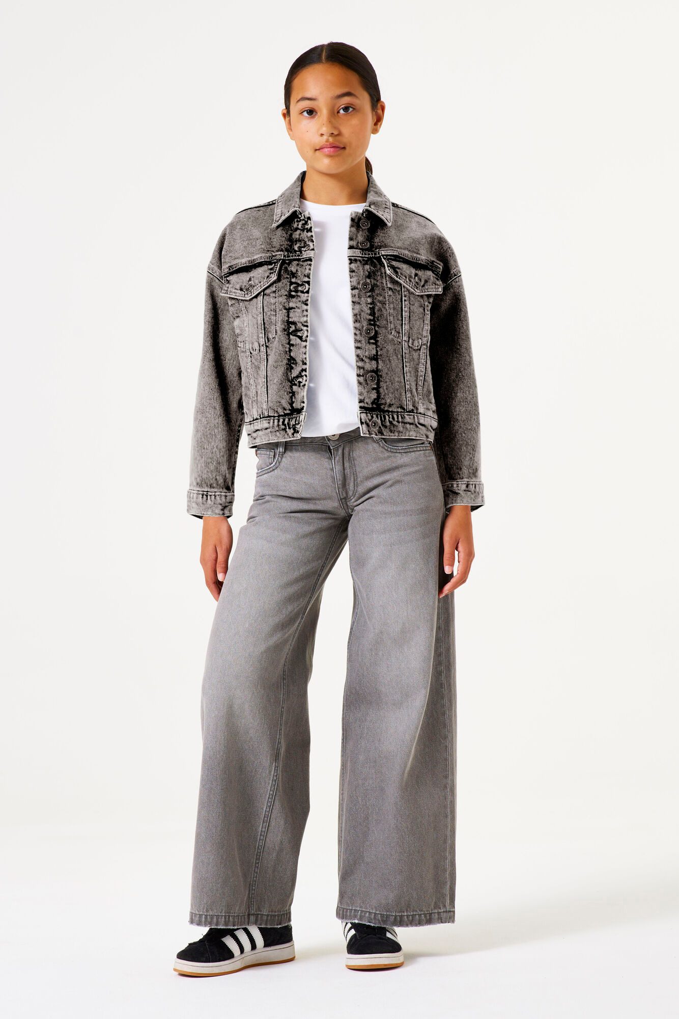 Garcia Jeansjacke mit Stretch und Knopfleiste