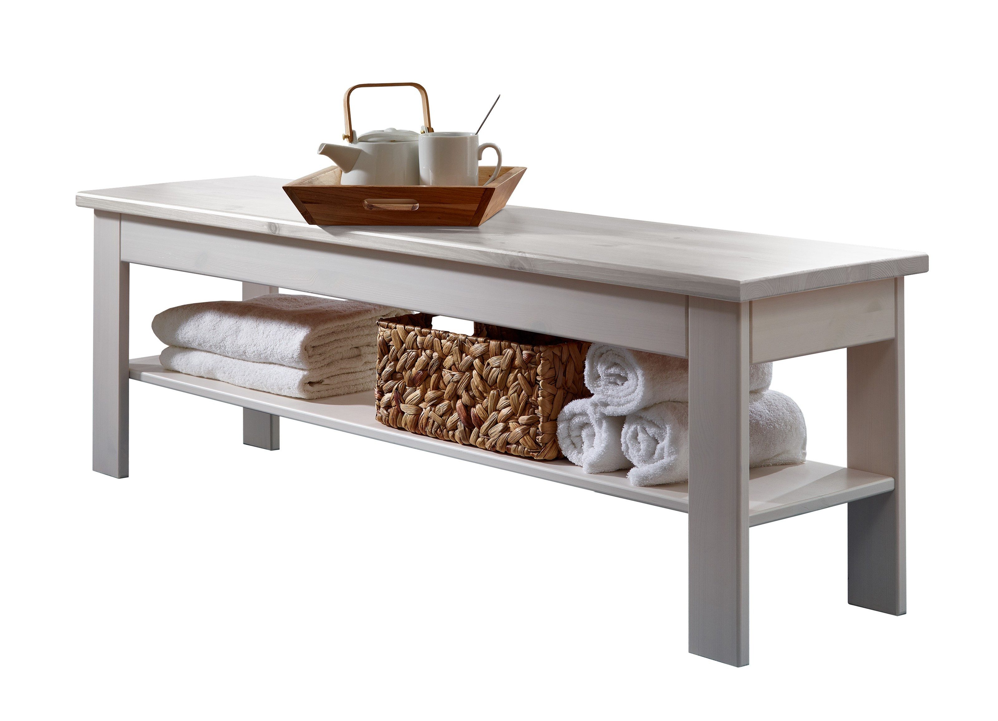 Lebenswert Bettbank SZ-0132, 140 x 45 x 35 cm (B/H/T)