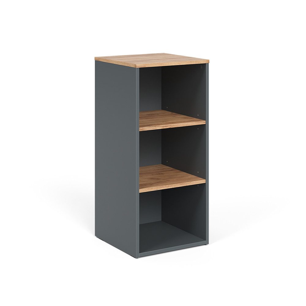 Vicco Midischrank Viktor, Anthrazit/Goldkraft Eiche, 40.2 x 88.2 cm günstig online kaufen