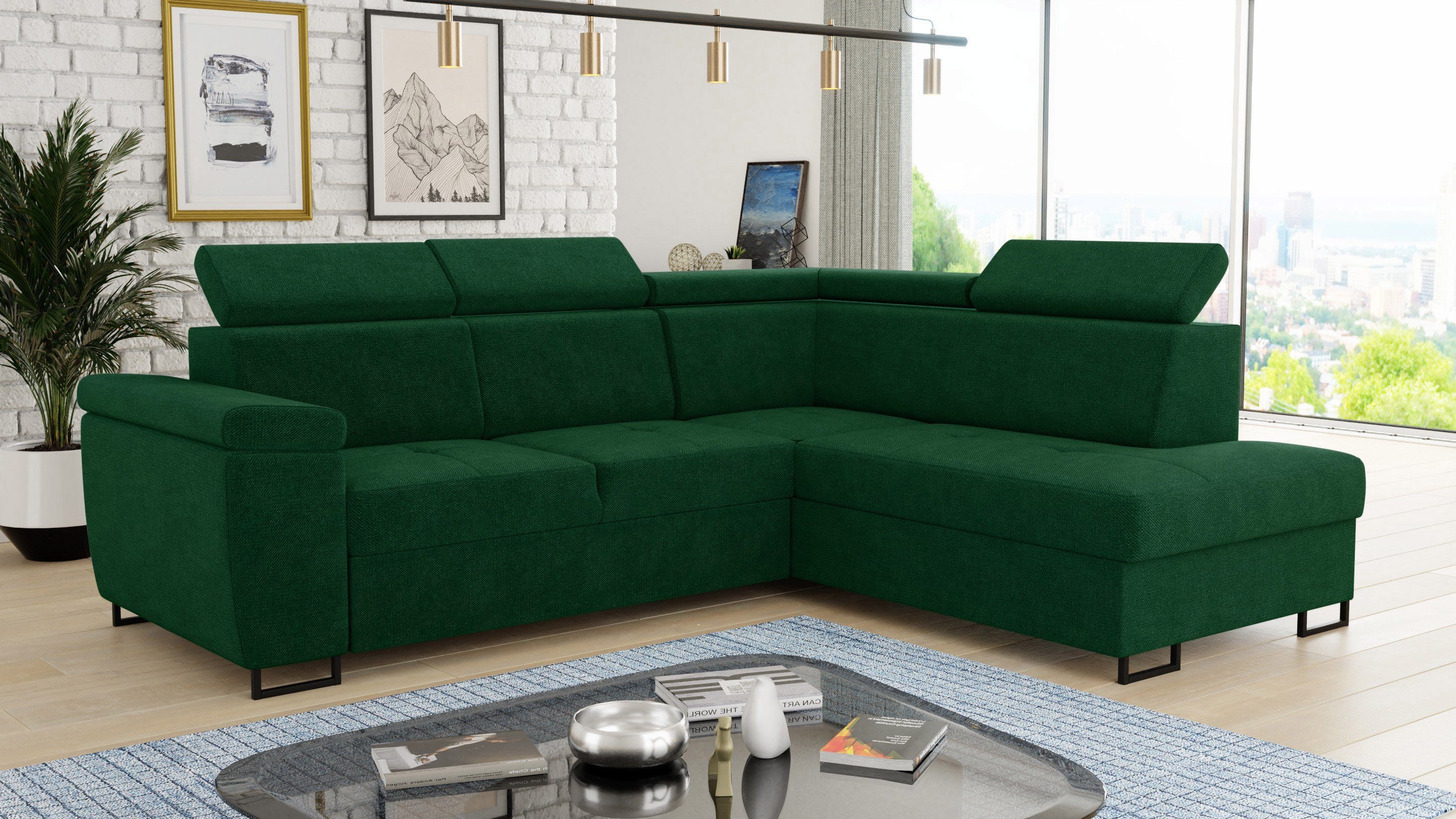 Sofnet Ecksofa Natan, mit Schlaffunktion und günstig online kaufen