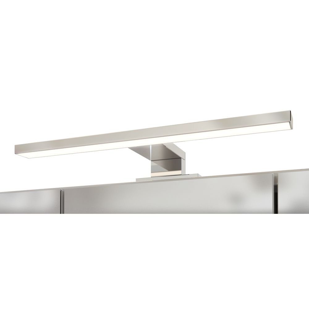 B/H/T: Spiegelschrank LED-Aufbauleuchte Lomadox in Nb., Wotaneiche LOUROSA-03 mit cm 3D cm 120/66/20 120