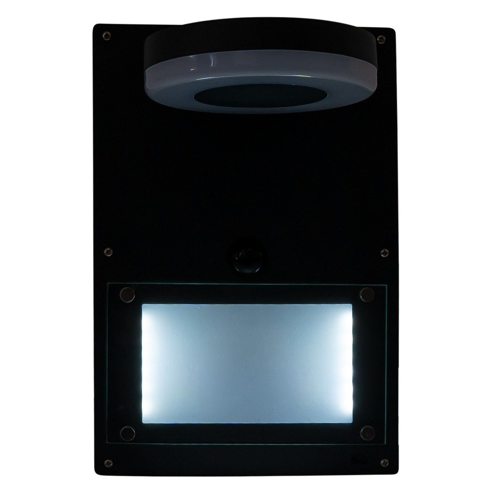 LED Grafner WL10962 LED, fest Wandleuchte mit Anthrazit, Wandleuchte integriert, Hausnummer Edelstahl-Wandlampe