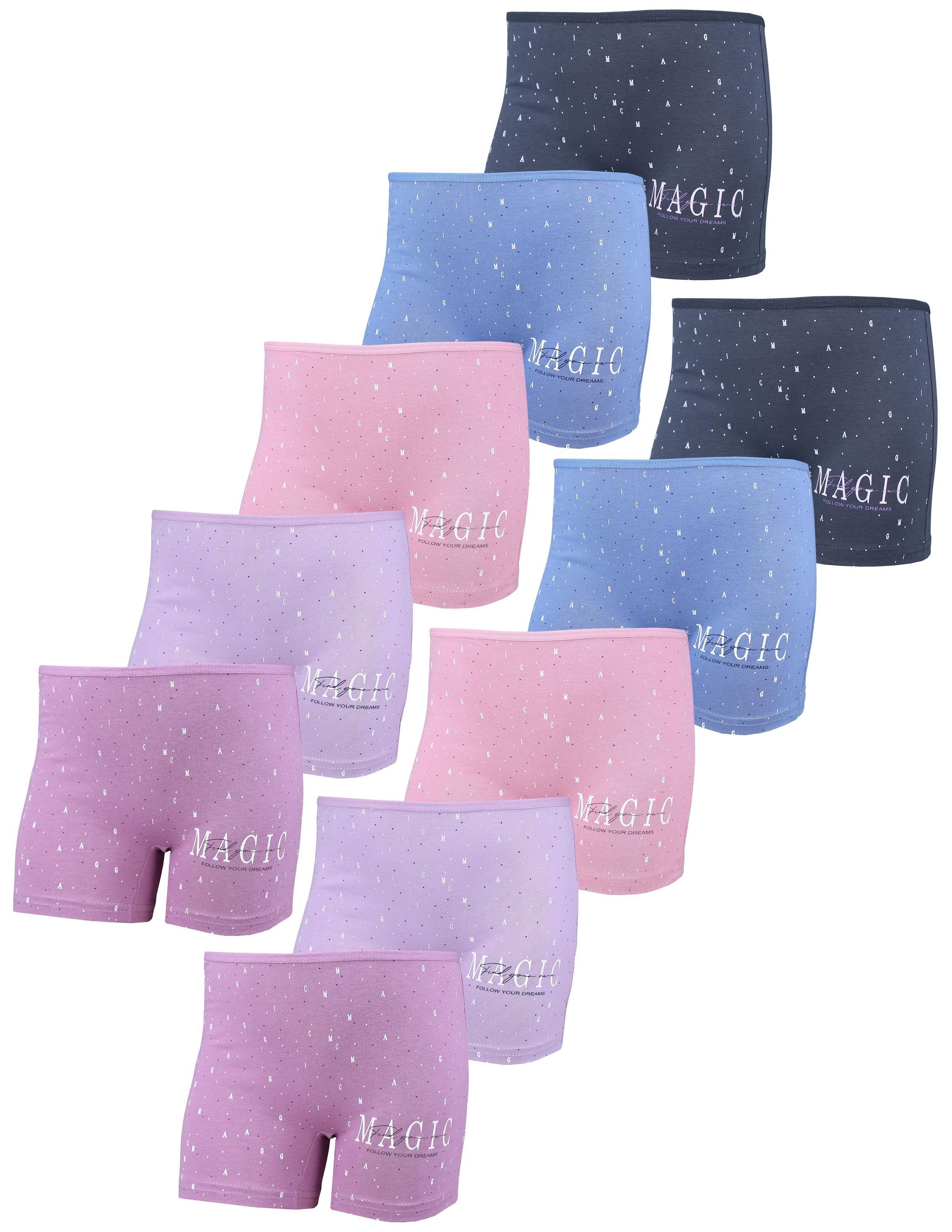 TupTam Boxershorts TupTam Unterhosen Mädchen Shorts 10er Pack