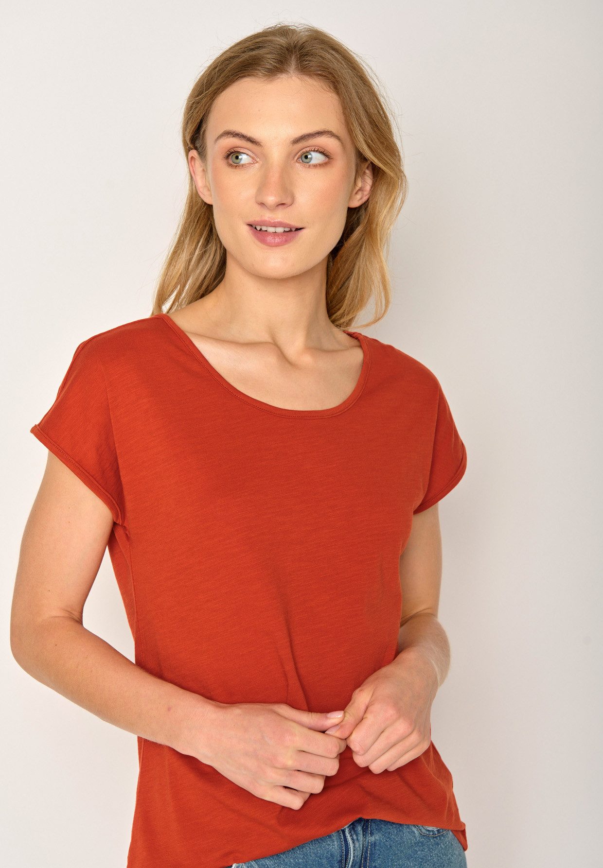 GreenBomb T-Shirt Cool Basic Motiv Basic (1-tlg., 1) Rundhalsausschnitt, Bio-Baumwolle, GOTS Zertifiziert