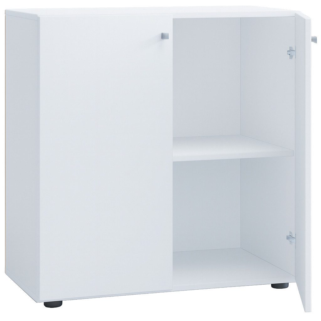 VCM Aktenschrank Büroschrank Bücher Ordner Aktenschrank Lona 2fach