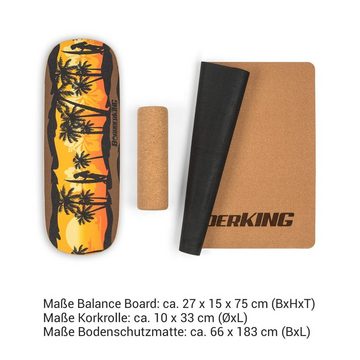 BoarderKING Gleichgewichtstrainer Indoorboard Classic (Set)