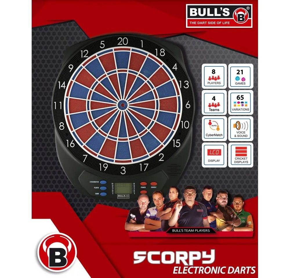 BULL'S Dartscheibe BULL'S E-Dart-Scorpy
