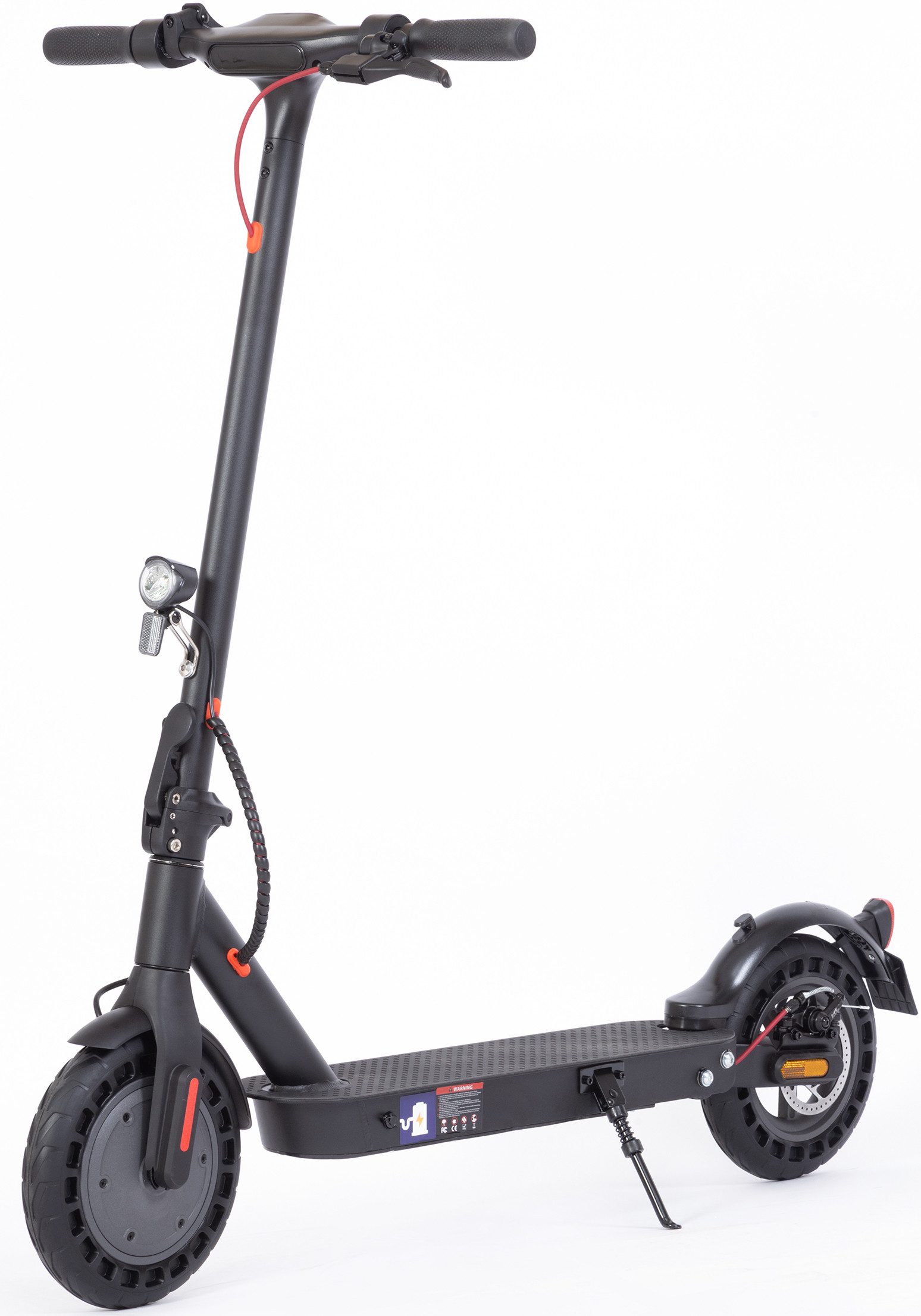Vankel E-Scooter mit Straßenzulassung, 10'' Wabenreifen, 360 Wh, ABE, bis ca. 40 km, 500 W, (Aluminiumrahmen, E-ABS + Scheibenbremse, Klappbar), Cityroller, Elektroscooter für Pendeln, Stadtverkehr und Alltag