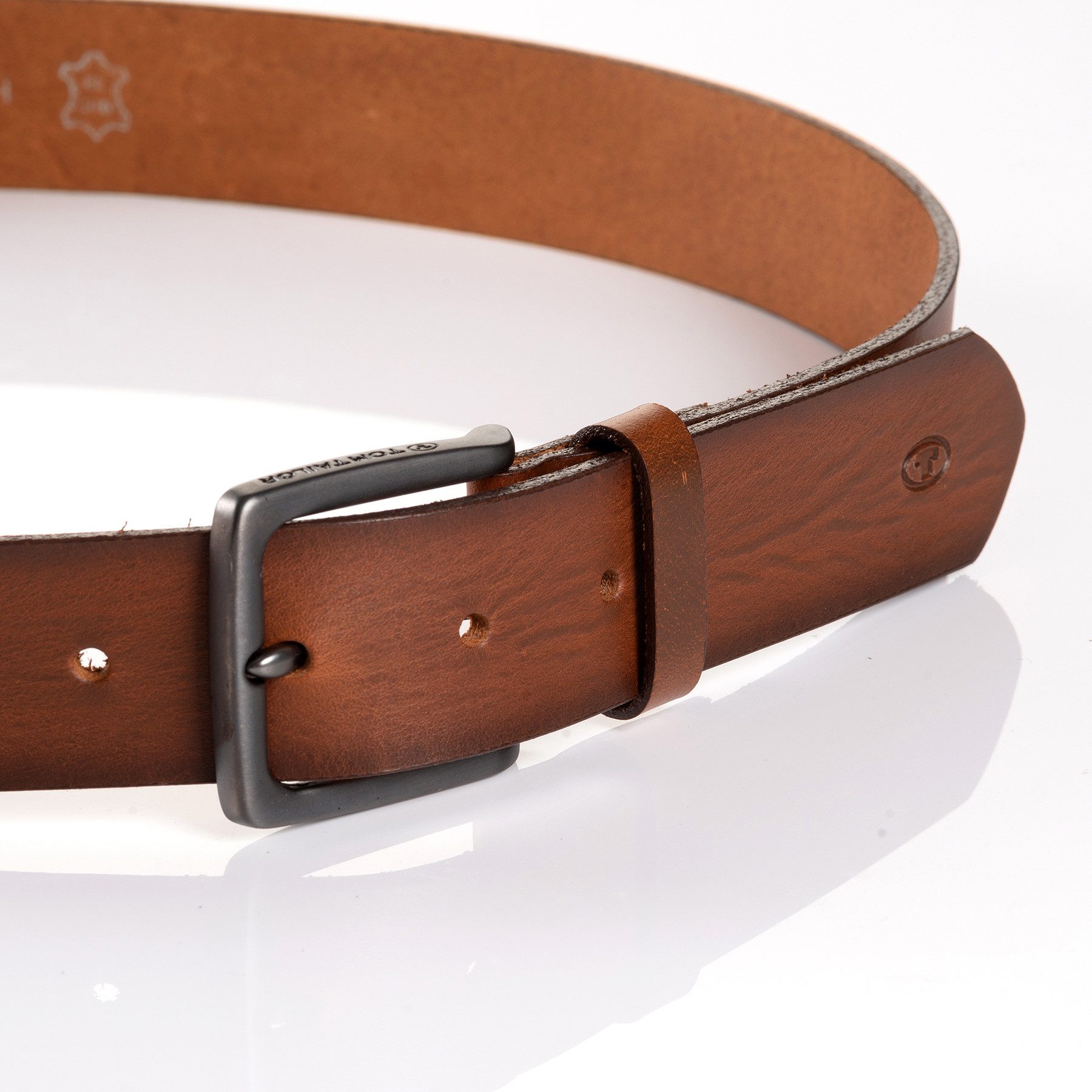 TOM TAILOR Ledergürtel TTSCOTT 3,5 cm günstig online kaufen