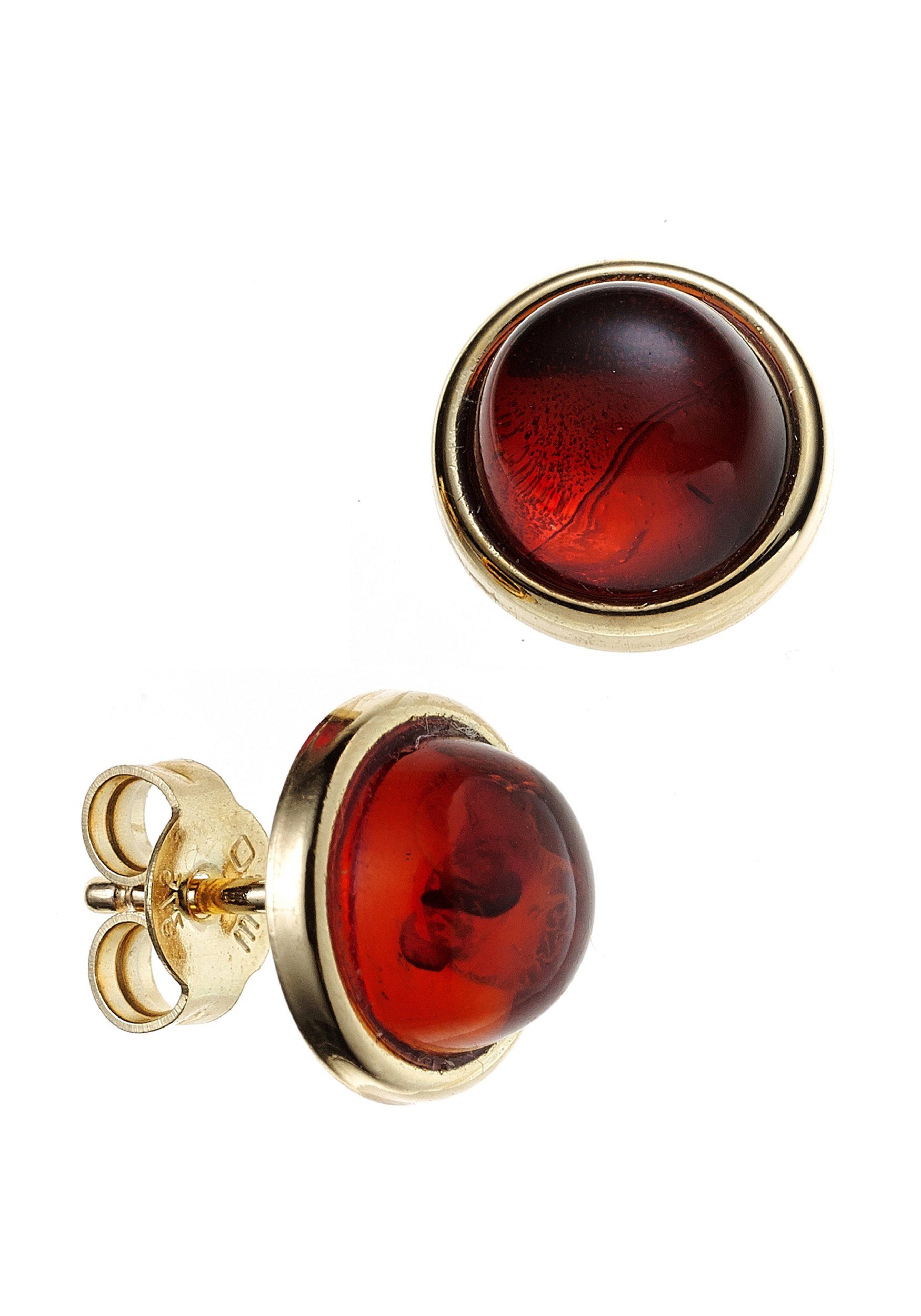 JOBO Paar Ohrstecker Bernstein-Ohrringe,... JOBO Paar Ohrstecker Bernstein-Ohrringe,...