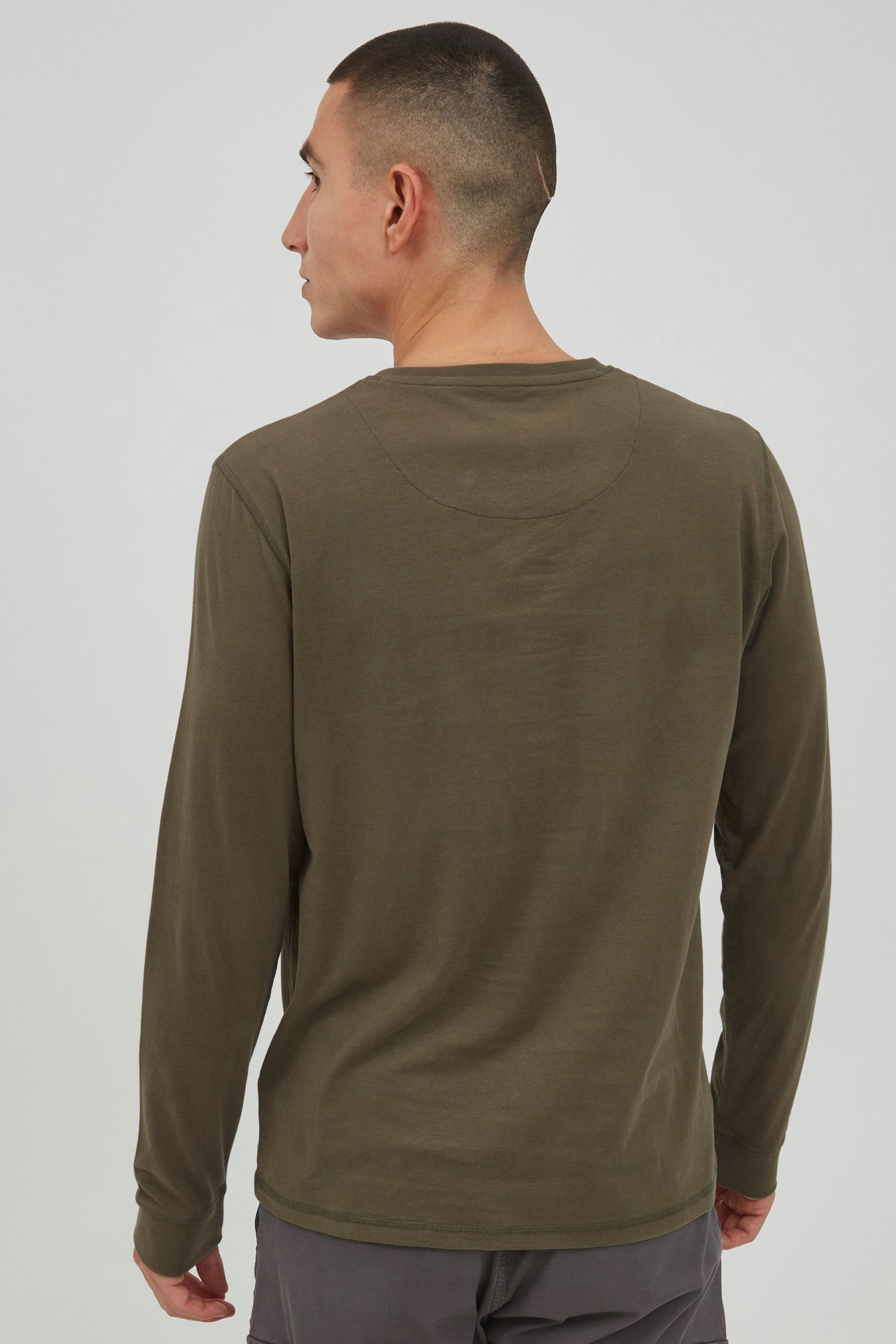 (600) IDArmando Knopfleiste mit Army Indicode Sweatshirt Longsweatshirt