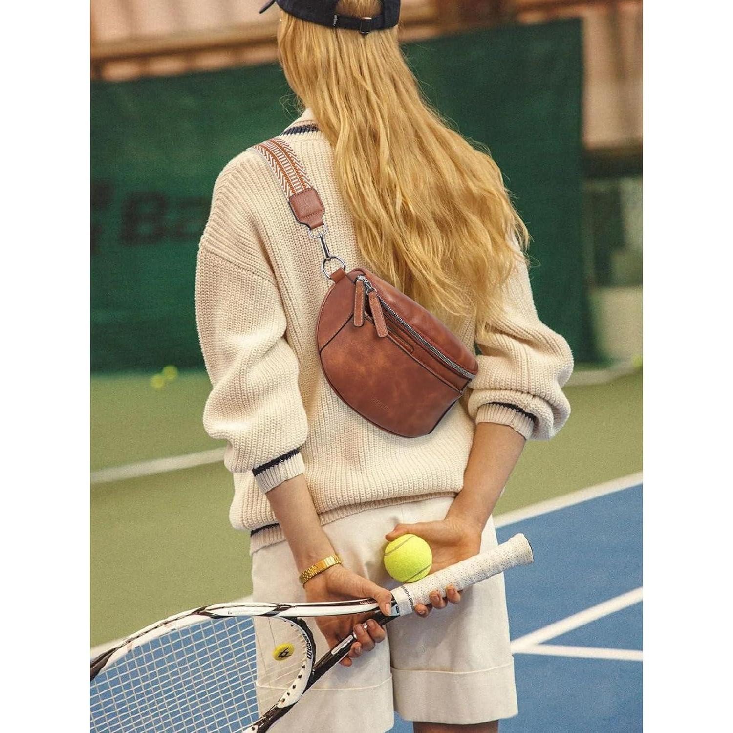 LuxusKollektion Bauchtasche Bauchtasche Damen PU Leder Crossbody Bag Breite günstig online kaufen