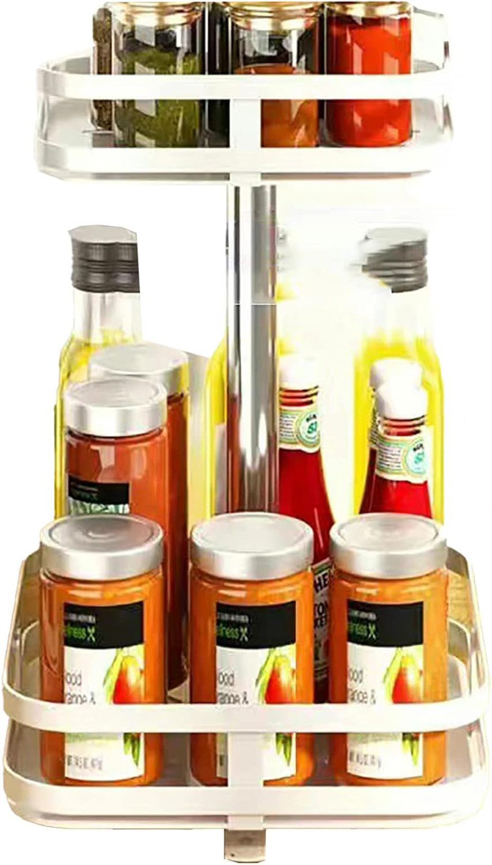 Coonoor Gewürzregal Kücheregal Ecke Stehgestell, 1/2/3 günstig online kaufen