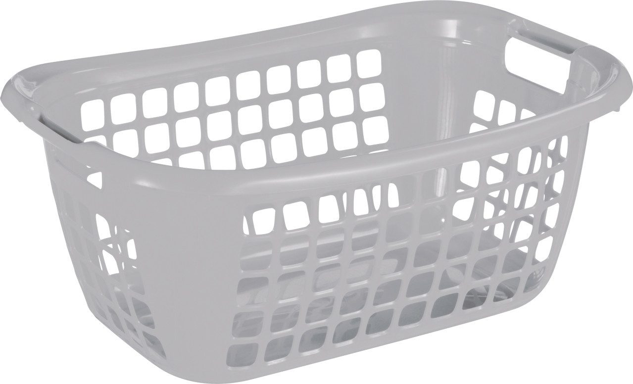 Sunware Wäschekorb Sunware Wäschekorb Basic 48L silber 55 x 38 x 23 günstig online kaufen