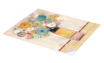 Posterlounge Wandfolie MGL Licensing, Sommerlicher Blumenstrauß, Esszimmer Boho Illustration