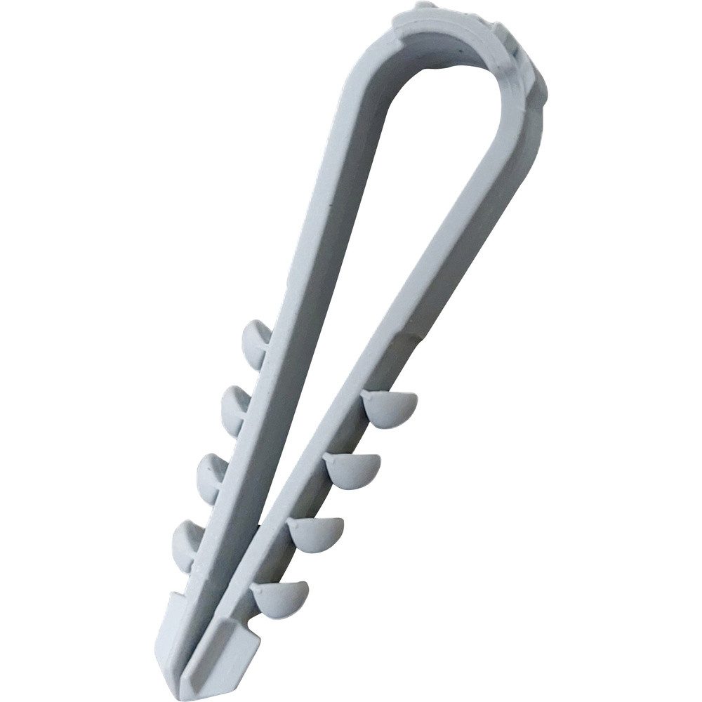 N & L Kabelverbinder-Sortiment N & L Dübelklemmschelle 3-13mm Befestigungsschelle steckbar 500STN f, Dübelklemmschelle 3-13mm