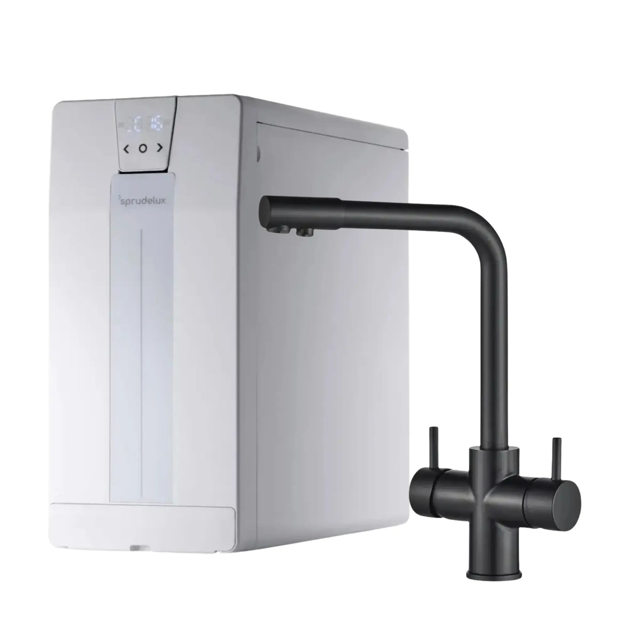 SPRUDELUX Wassersprudler POWER SODA OSMOSE Untertisch mit AORA FT-Line 3, Integrierte Osmose, Kühlung und Leckschutz