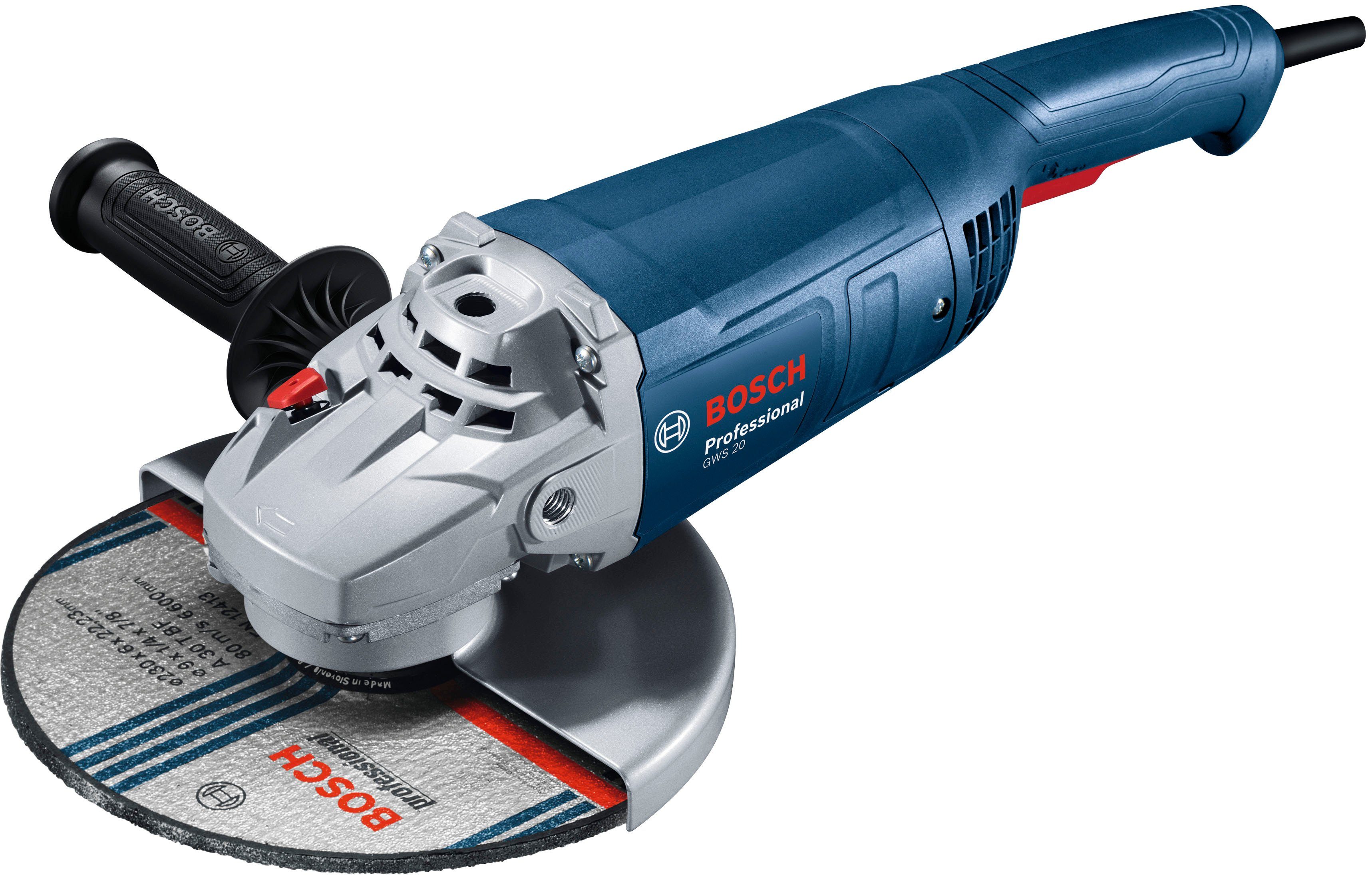 Bosch Professional Winkelschleifer GWS 20-230 P, max. 6500 U/min | Winkelschleifer