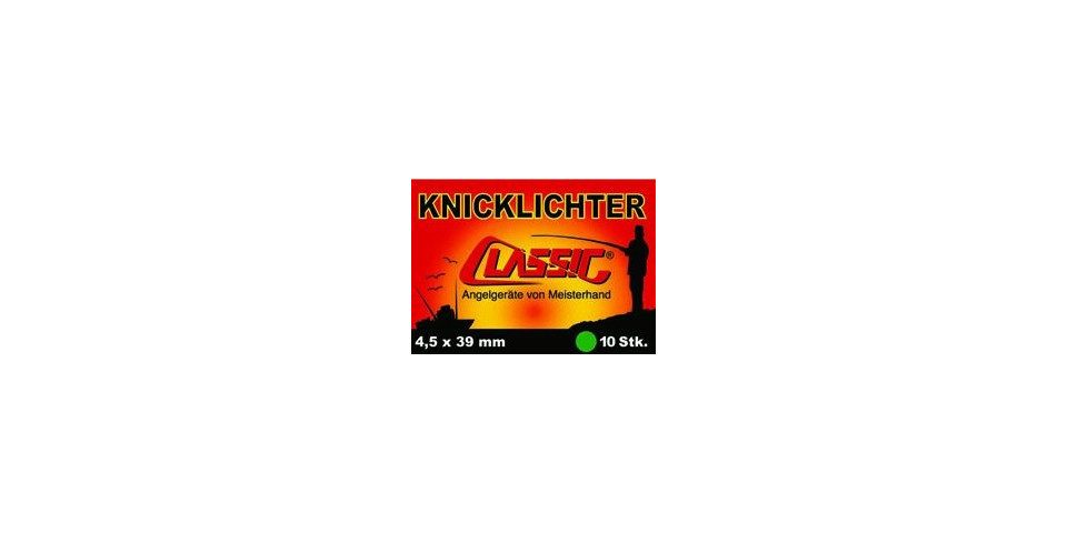 LAS Lotblei Classic Knicklichter 10 Stück 4,5x39mm/grün