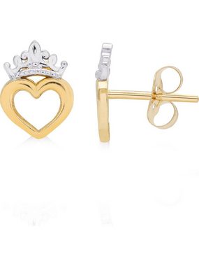 DISNEY Jewelry Paar Ohrhänger Disney Mädchen-Kinderohrring 375er Gelbgold