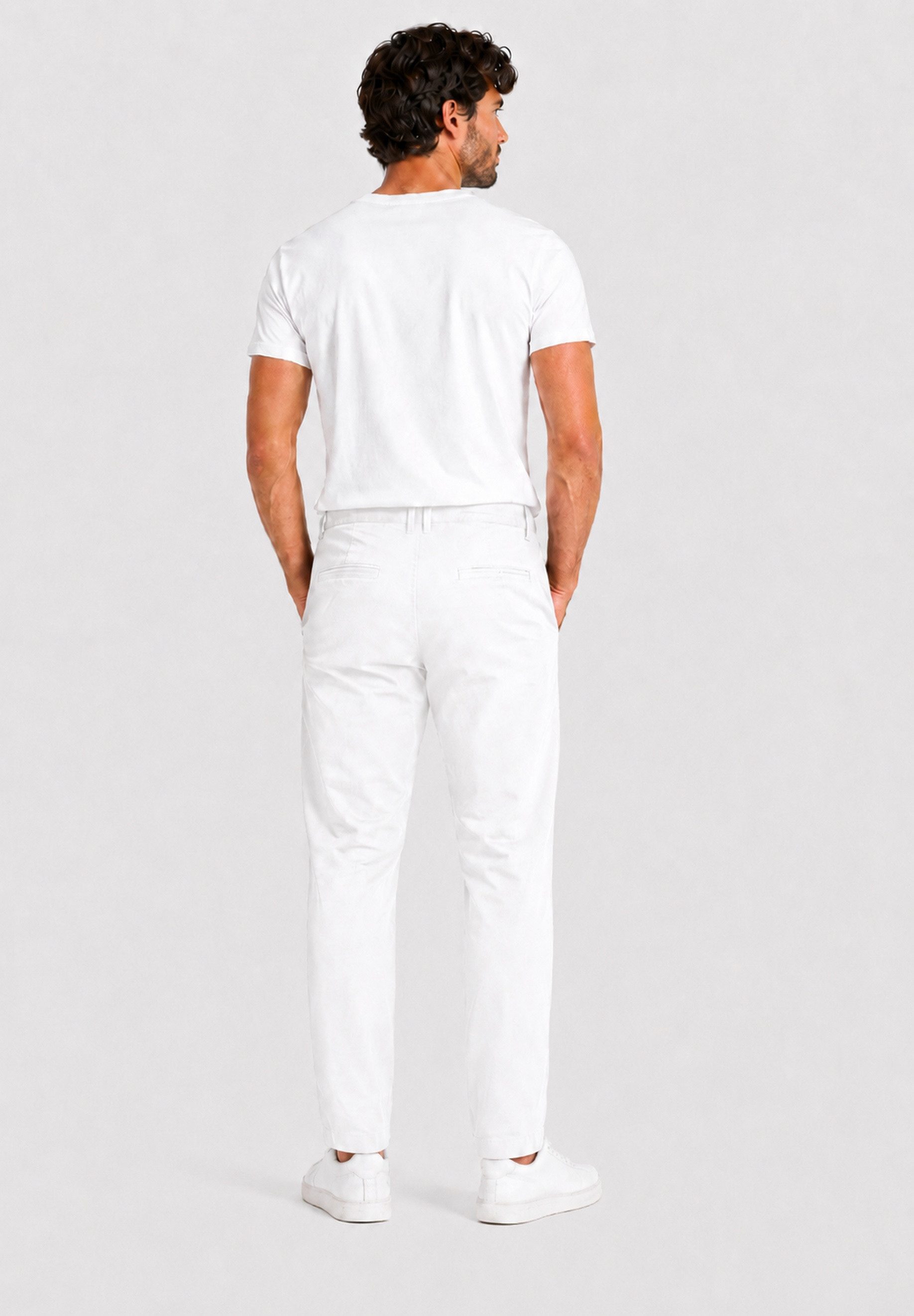 Elara Chinohose — Herren Chinohose Regular Fit – Gerade Stoffhose mit Seitentaschen – Bild 4 von 5