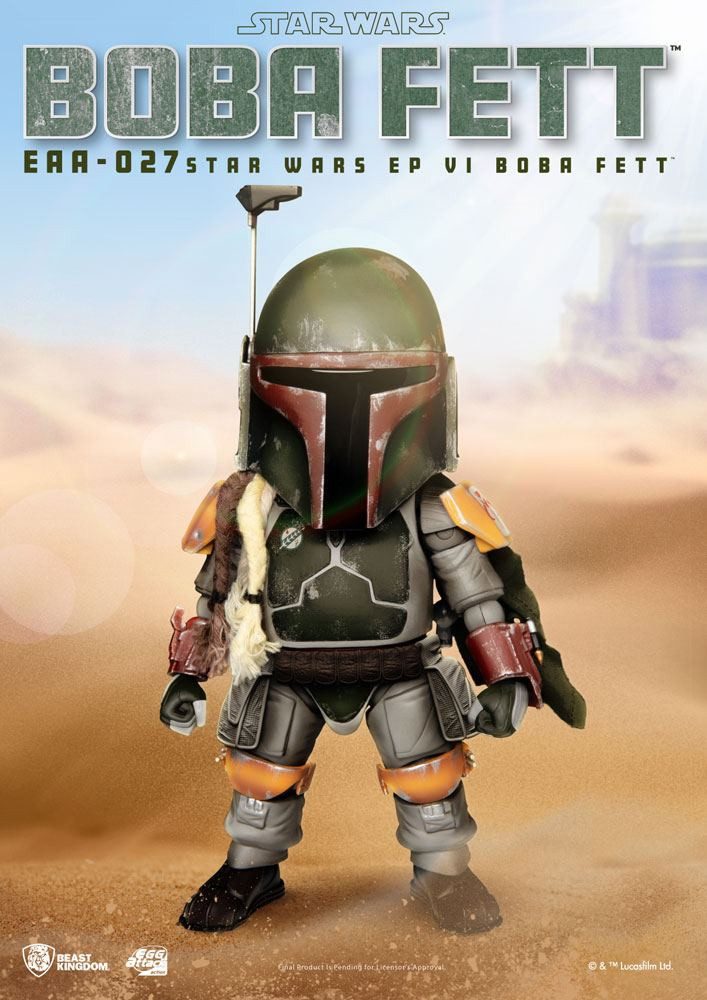 Beast Kingdom Toys Actionfigur EAA-027 Star Wars Episode VI Egg Attack Boba Fett 16 cm Actionfigur